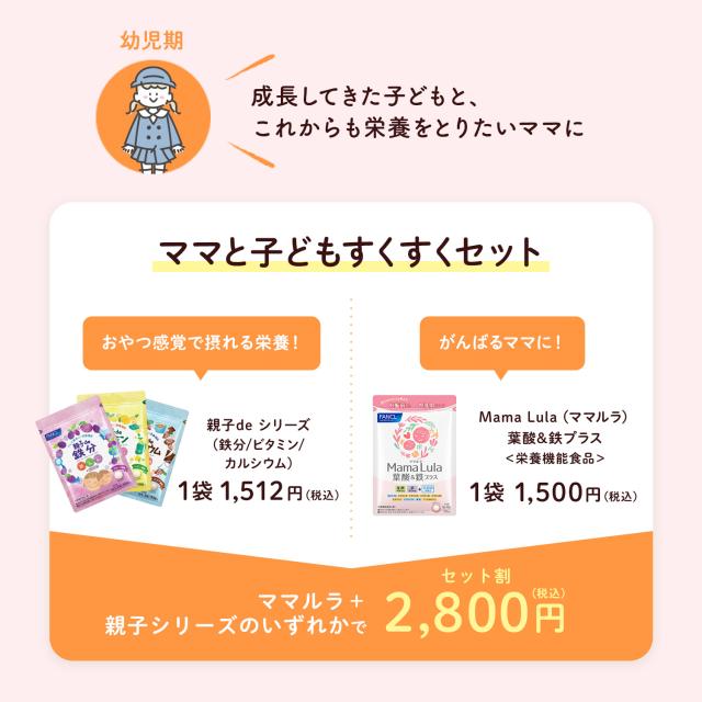 Mama Lula (ママルラ) 葉酸&鉄プラス＜栄養機能食品＞ 30日分×10