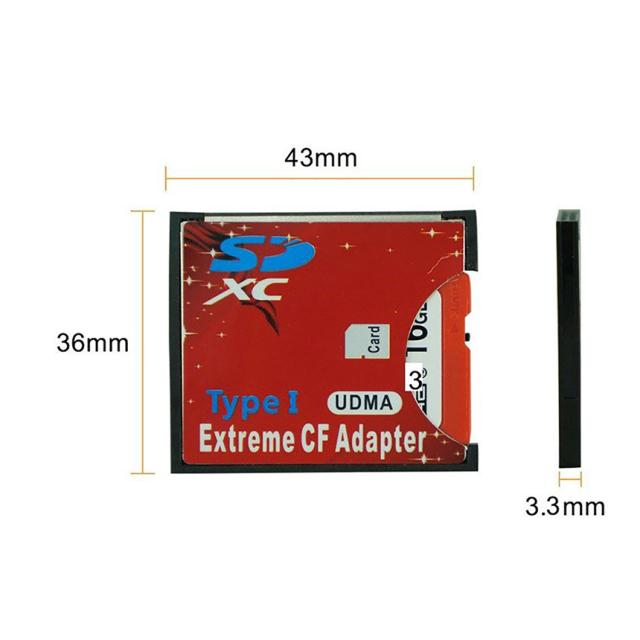 SDカード to CFカード 2枚セット TypeI 変換 アダプター 手持ちのSDカードをCFカード TypeIに変換 N/B EXTREME CFアダプター WiFi SD対応 UDMA対応 SDカード
