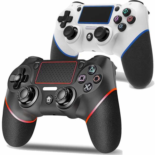 PS4 コントローラー 2台セット PS4 ワイヤレス ゲームパット 無線 Bluetooth接続 最新バージョン Bluetooth リンク遅延なし  600mAh 振動｜au PAY マーケット