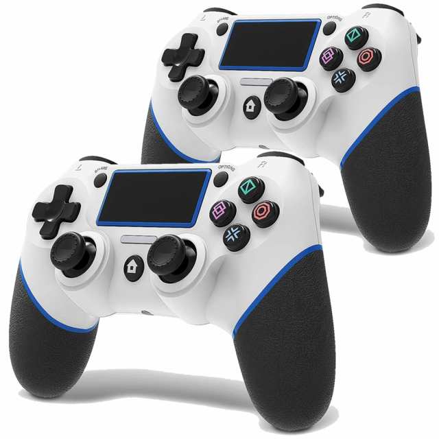 PS4 コントローラー 2台セット PS4 ワイヤレス ゲームパット 無線 Bluetooth接続 最新バージョン Bluetooth リンク遅延なし  600mAh 振動｜au PAY マーケット