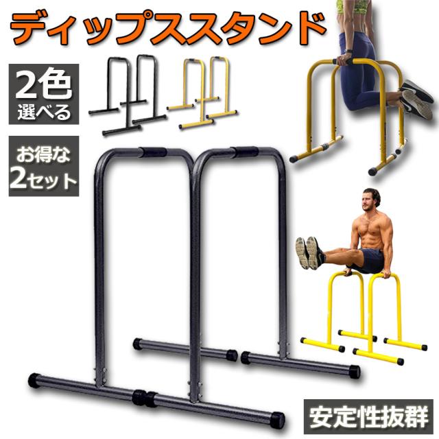ディップススタンド 2点セット 懸垂運動 斜め懸垂 筋力 自宅 人気 筋