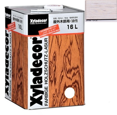 キシラデコール ＃114ワイス 16L 注ぎ口(ベロ付き)【大阪ガスケミカル株式会社】油性 木部 保護塗料 ウッドデッキ 木 屋外 防腐 防虫 塗料