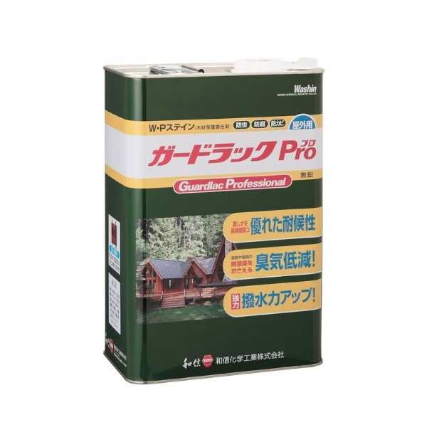 ガードラックPro WPステイン GP-13 白木色 4L【和信化学工業株式会社