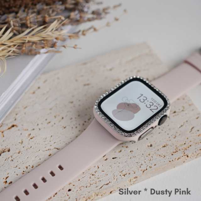 フレーム1418kコーティングHr3アップルウォッチカバーケース　Apple Watch キラキラ　カスタム
