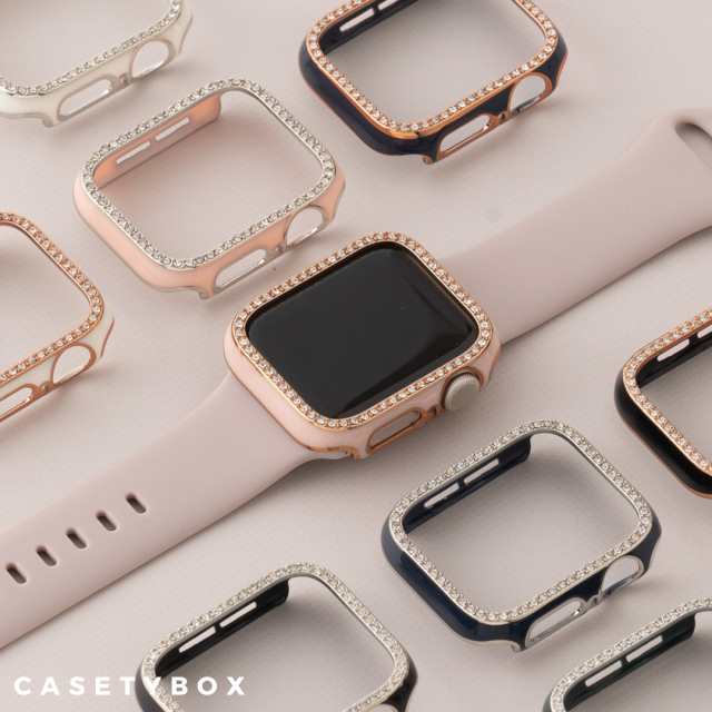 R01アップルウォッチカバーケース　Apple Watch キラキラ　カスタムベゼル