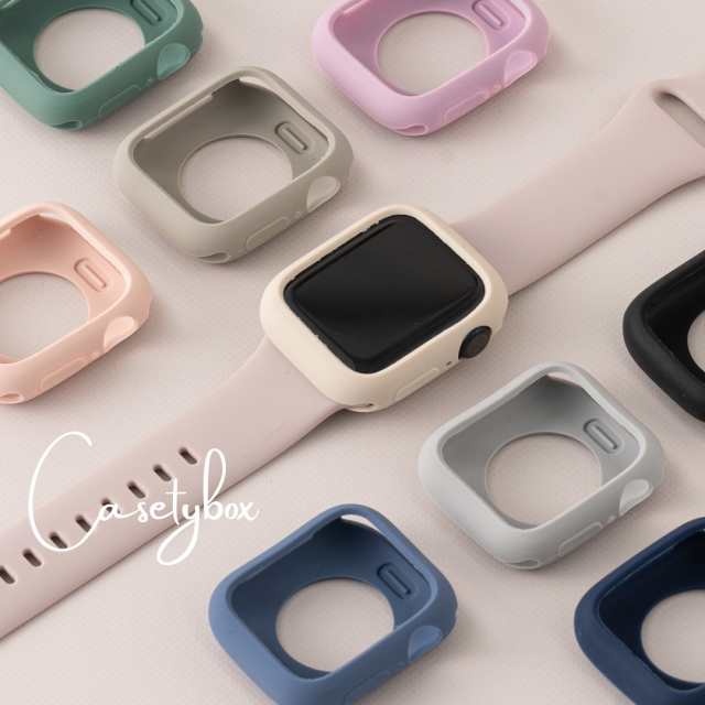 アップルウォッチ カバー ケース apple watch シリコン ソフトケース かわいい おしゃれ SE 38mm 40mm  41mm 42mm 44mm 45mm 保の通販はau PAY マーケット Monomam au PAY マーケット店 au PAY