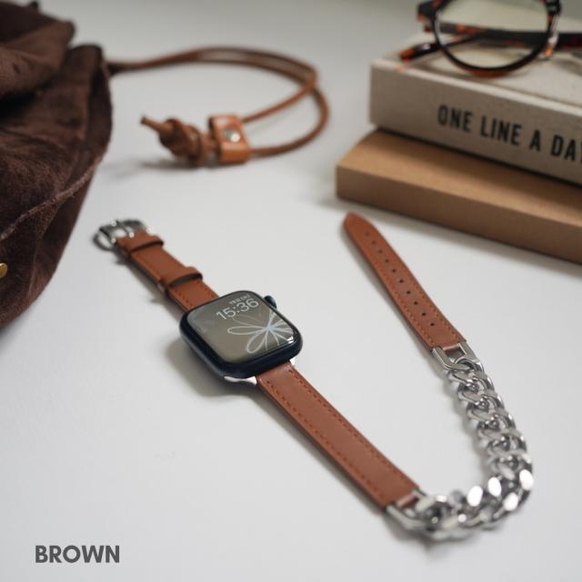 アップルウォッチ バンド apple watch チェーン ステンレス