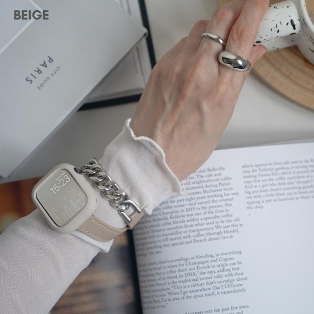 アップルウォッチ バンド apple watch チェーン ステンレス