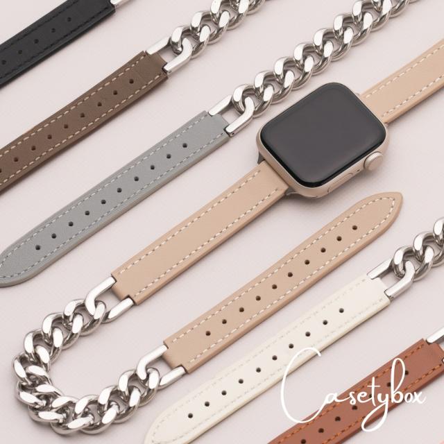 アップルウォッチ バンド apple watch チェーン ステンレス