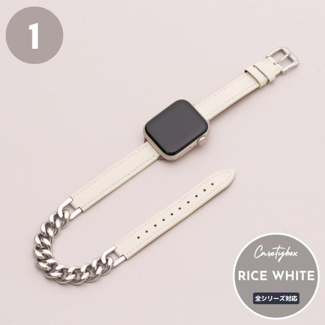 アップルウォッチ バンド apple watch チェーン ステンレス