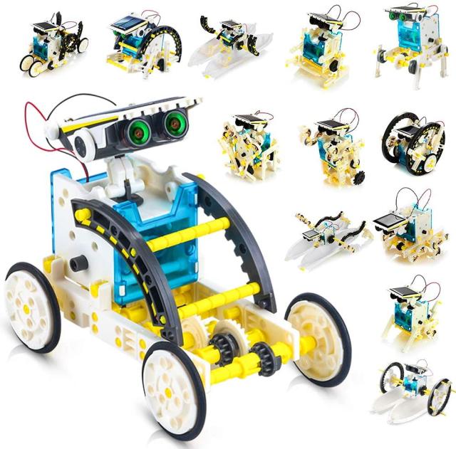 500円クーポン配布中 工作キット 小学生 ロボット 組み立て 男の子 おもちゃ 11歳 知育玩具 8 14歳 13種類 ソーラー式 太陽光給電 13の通販はau Pay マーケット 還元祭 Au Pay マーケット店電子部品商店