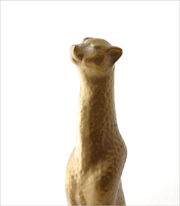 置物 オブジェ ゴールドパンサー おしゃれ かわいい アニマル 動物 インテリア 雑貨 レトロ アンティーク ゴールドパンサーのオブジェの通販はau Pay マーケット ギギliving