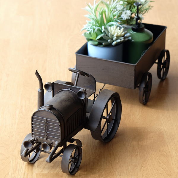 フラワーラック 花台 アイアン レトロ アンティーク プランターラック 鉢カバー 鉢ラック 鉢花 ボックス カントリー ガーデニング シャビーなトラクターのカーゴの通販は 7,761円