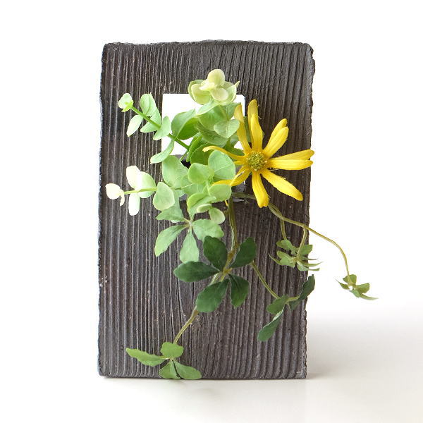 信楽焼 耳付き長花瓶 陶器 大瓶 超特大 引き取り専用 イラボ龍彫耳付き