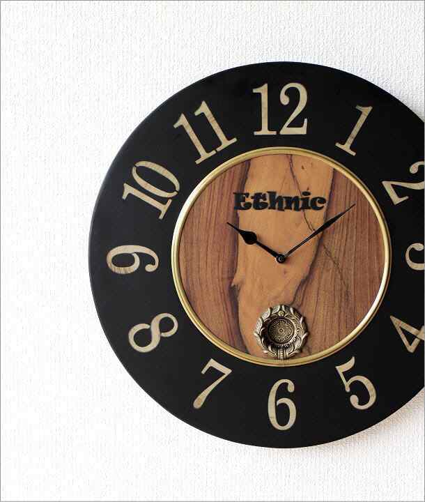 壁掛け時計 掛け時計 おしゃれ アンティーク 木製 レトロ アナログ