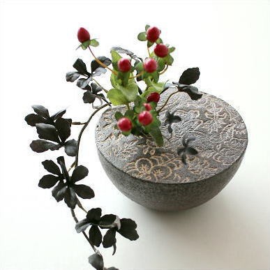 花瓶 陶器 おしゃれ 一輪挿し 信楽焼 日本製 和 風情 オブジェ 置物