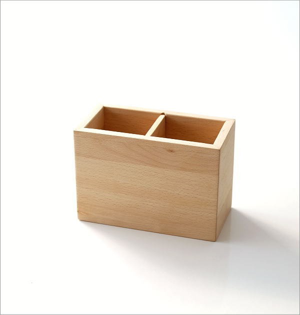ペン立て 木製 ペンスタンド おしゃれ ペンたて 天然木 無垢 仕切り 木目 シンプル かわいい スタイリッシュ ウッドペン立て ビーチの通販はau Pay マーケット ギギliving
