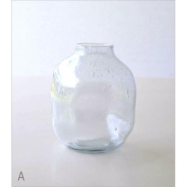 花瓶 フラワーベース おしゃれ ガラス 花器 バブルベース クリア バブルガラスベース L 【Aカラー】 送料無料(一部地域除く) cle6214a