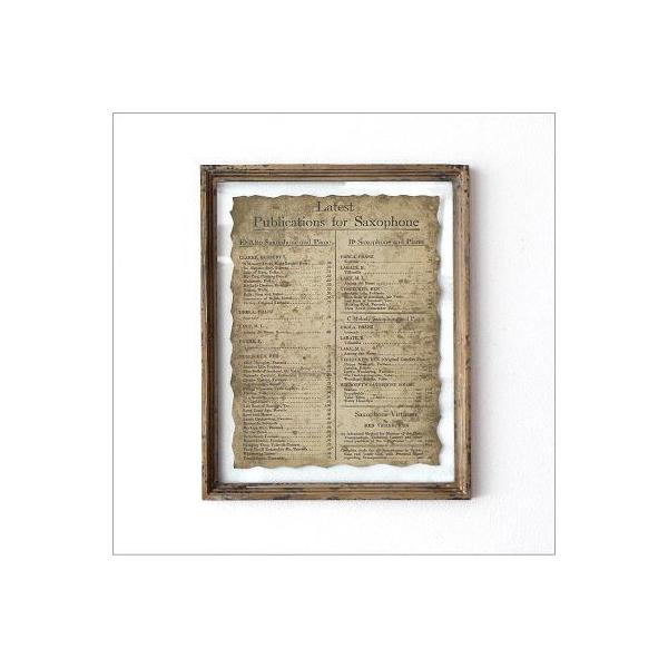 壁飾り アートフレーム アートポスター 壁掛けインテリア ブロカント