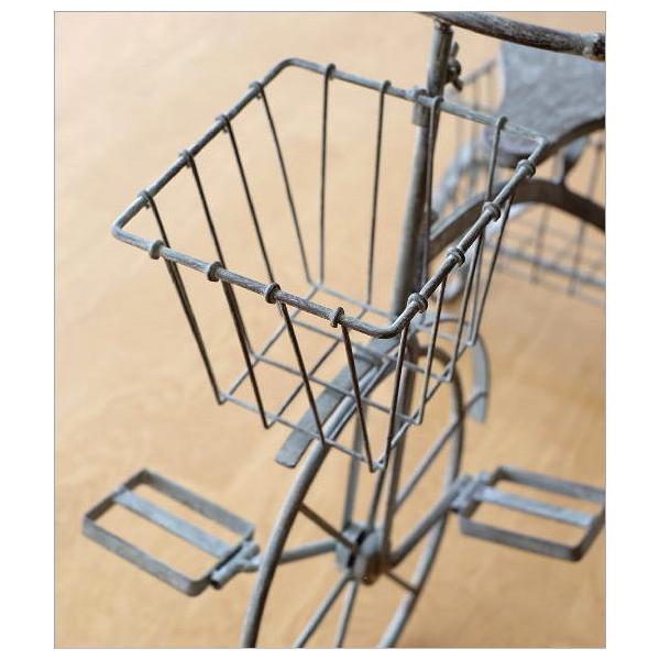 インダストリアル アイアン 三輪車 プランター シャビー フラワースタンド インダストリアル アイアン 三輪車 プランター シャビー