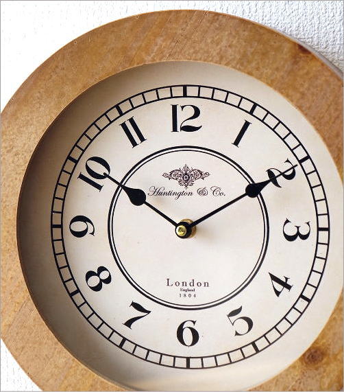 壁掛け時計 掛け時計 おしゃれ 木製 木 シンプル ナチュラル