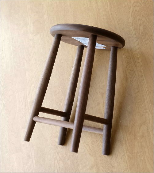 無垢材　オーク　クラシカルスツール　ウッド　木製　椅子　チェア　天然木 無垢材 オーク クラシカルスツール ウッド 木製 椅子 チェア