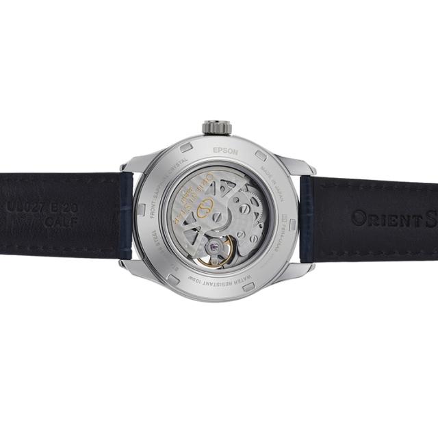 オリエント ORIENT 腕時計 ORIENTSTAR オリエントスター 機械式 自動巻(手巻付き) 海外モデル セミスケルトン ネイビー 革ベルト RE-AT0006L メンズ 国内正規品_6