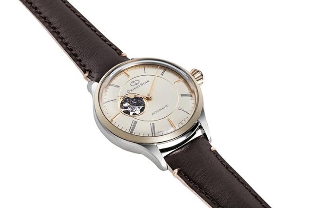 オリエント ORIENT 腕時計 ORIENT STAR オリエントスター セミスケルトン 自動巻(手巻付き) レザーバンド シャンパン ゴールド 日本製 RK-ND0010G レディース [国内正規品]_1