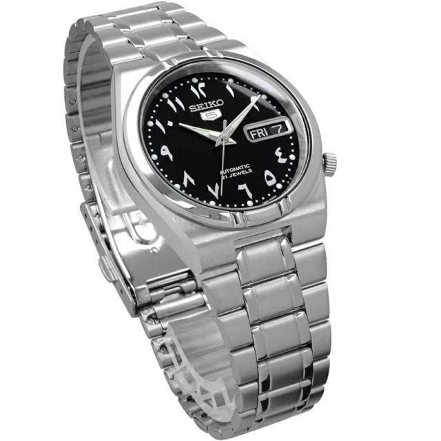 セイコー５ SEIKO 腕時計 ブラック 海外モデル インド数字 ボーイズサイズ SNK063J5 メンズ [逆輸入品]_1