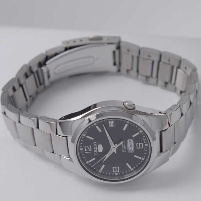 セイコー SEIKO 5 腕時計 海外モデル 自動巻き ブラック文字盤