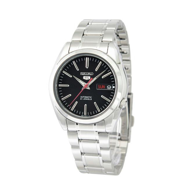 セイコー SEIKO 5 腕時計 海外モデル 自動巻き ブラック文字盤 SNKL45K1 メンズ [逆輸入品]