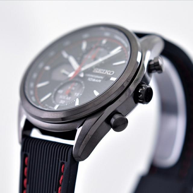 セイコー SEIKO 腕時計 ソーラー クロノグラフ ブラック 海外モデル SSC777P1 メンズ [逆輸入品]_3