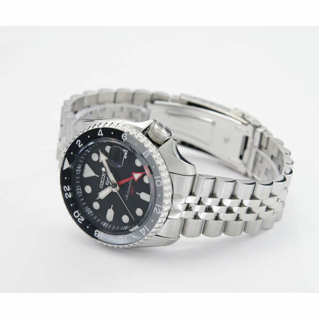 セイコー SEIKO 5 スポーツ 腕時計 自動巻(手巻付き)「SKX Sports Style」海外モデル GMT機能搭載 ブラック SSK001K1 メンズ [逆輸入品]の通販は