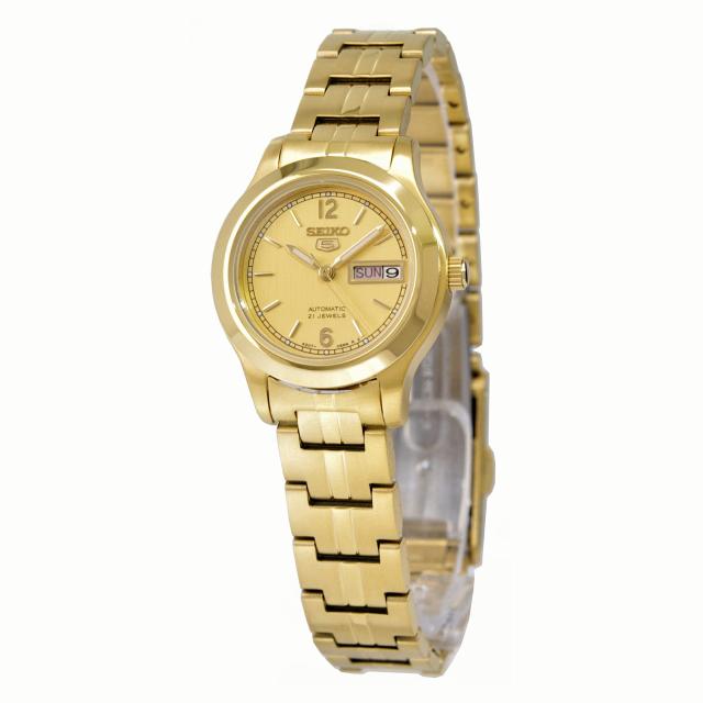 セイコー 腕時計 レディース SEIKO5 セイコー5 SEIKO 自動巻き ゴールド セイコー5]SEIKO 5 腕時計 レディースウォッチ SYME02K1 ゴールド