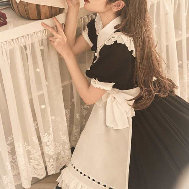 V大きいサイズ コスプレ 5L メイド服 ゴスロリ パーティ N151 - コスプレ