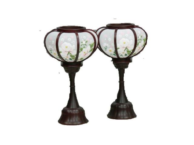 盆提灯 霊前灯 ほのかコードレス一対 送料無料 ミニ灯篭  盆ちょうちん 盆提灯 包装のし付無料 ミニ 現代 モダン 仏壇 玄関 初盆 新盆 6,042円