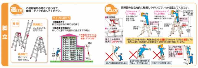 長谷川工業 ハセガワ はしご兼用脚立 ESA2.0-18 天板高さ：1.70m 最大