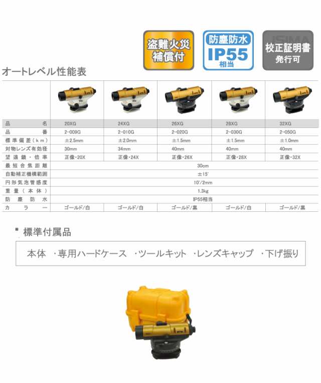 STS STSオートレベル 28XG 本体のみ 標準偏差：±1.5mm 倍率：28倍の