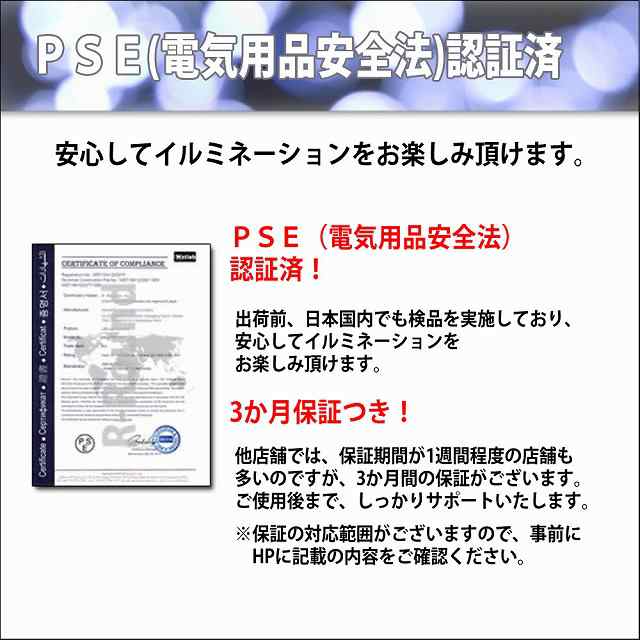 LED イルミネーション ネット 網状 ライト ミックス 320球 (160球2組) 8パターン Aタイプ コントローラー付 PSE取得品 - 5