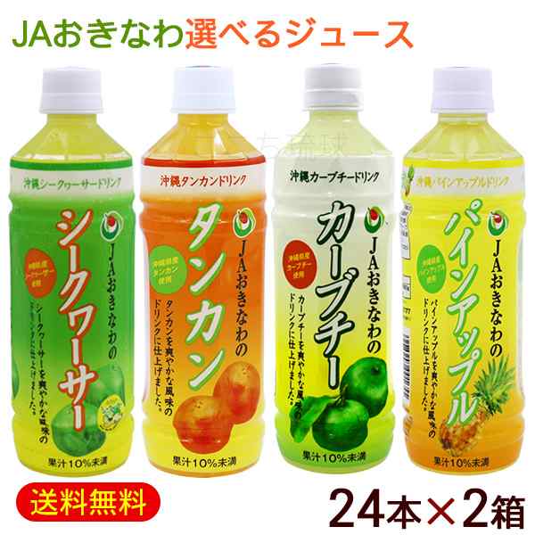 JAおきなわ 選べるジュース 24本×2箱セット /パインジュース タンカン