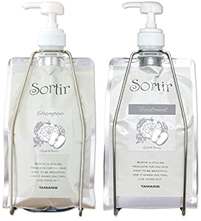 タマリス ソルティール シャンプーアップル&ピオニー 1000mlポンプ+ トリートメントアップル&ピオニー 1000gポンプ セット