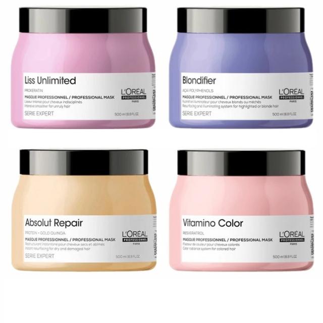 ロレアル セリエ エクスパート マスク 500g×2 【2個セット】リスアンリミテッド・ブロンディファイアー・アブソルート・ビタミノカラー　選べる