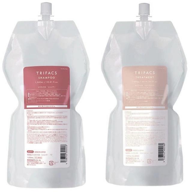 サンコール トリファクス シャンプー + トリートメント  1000mL + 1000g 　レフィルセット