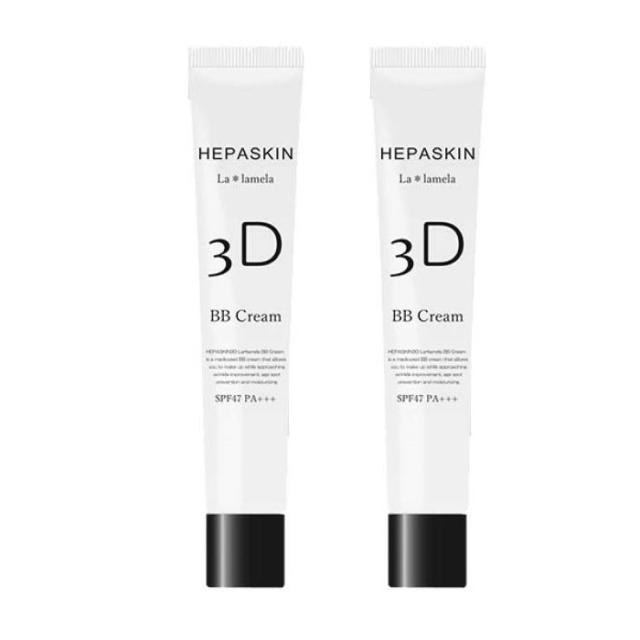 HEPASKIN ヘパスキン 3D La lamela ラ＊ラメラ 薬用 BBクリーム SPF47 PA＋＋＋ 25g　×2【2個セット】