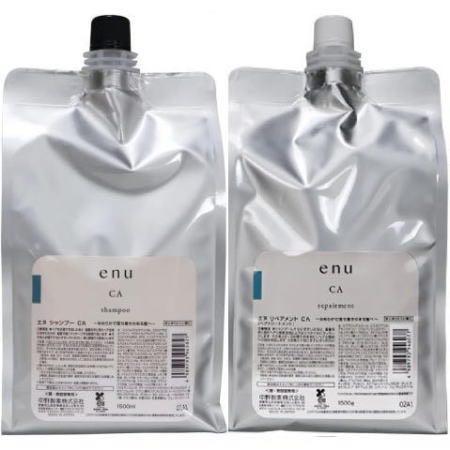 【送料無料】ナカノ ENU エヌ シャンプー CA 1500ml リペアメント CA 1500g 詰替え用 セット