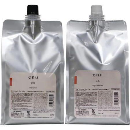 【送料無料】ナカノ ENU エヌ シャンプー CR 1500ml リペアメント CR 1500g 詰替え用 セット