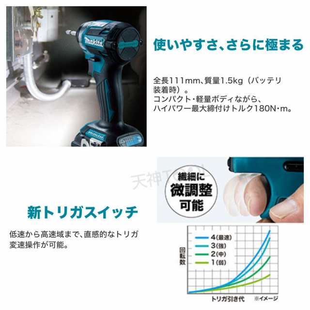 Makita マキタ 18V インパクトドライバー TD173　オリーブ