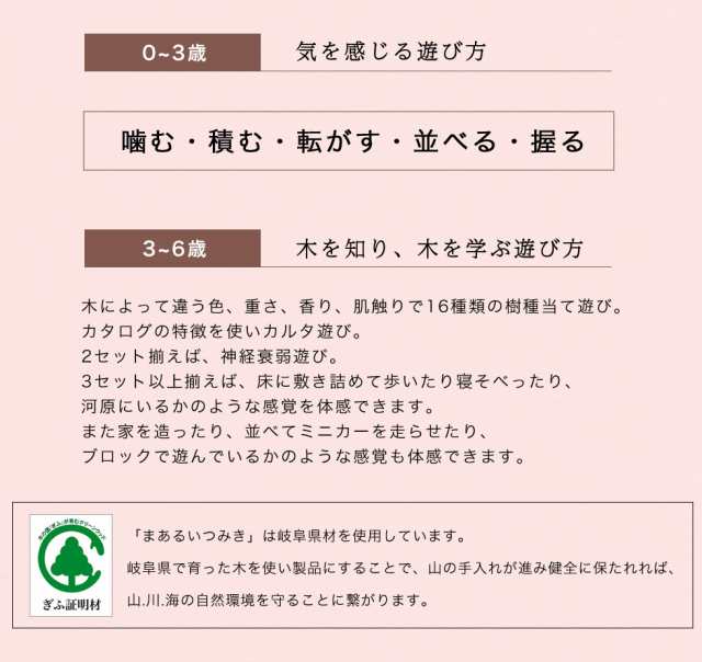 つみき 積み木 1歳 かたはめ 日本製 知育 おすすめ 国産 まあるい