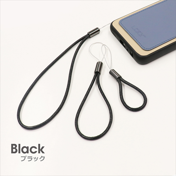 LOOF ストラップ スマホ 本革 レザー leather 落下防止 ハンド