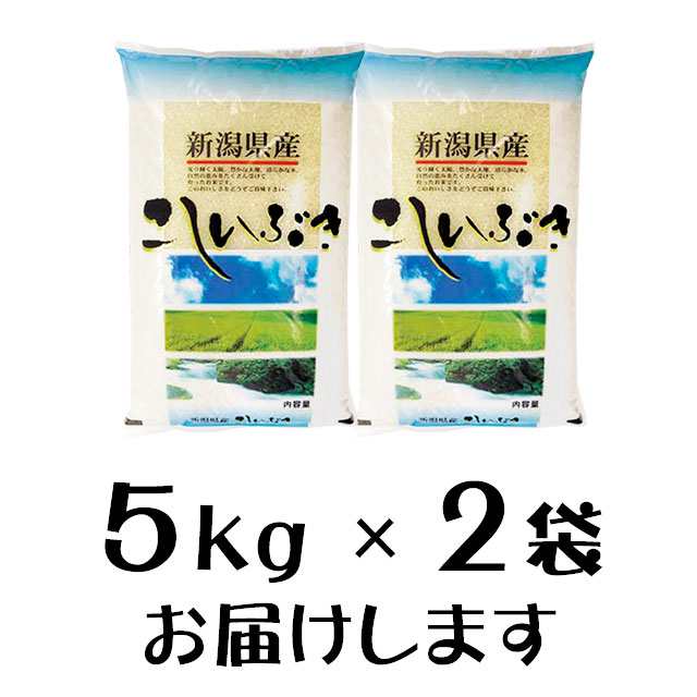 令和4年産】新潟県産 こしいぶき 10kg （5キロ×2袋） 【送料無料 ※沖縄送料+2,200円】 米 10キロ 送料無料 精米 令和4年 10kg  お米 1の通販はau PAY マーケット - 新潟おこめ市場 au PAY マーケット店